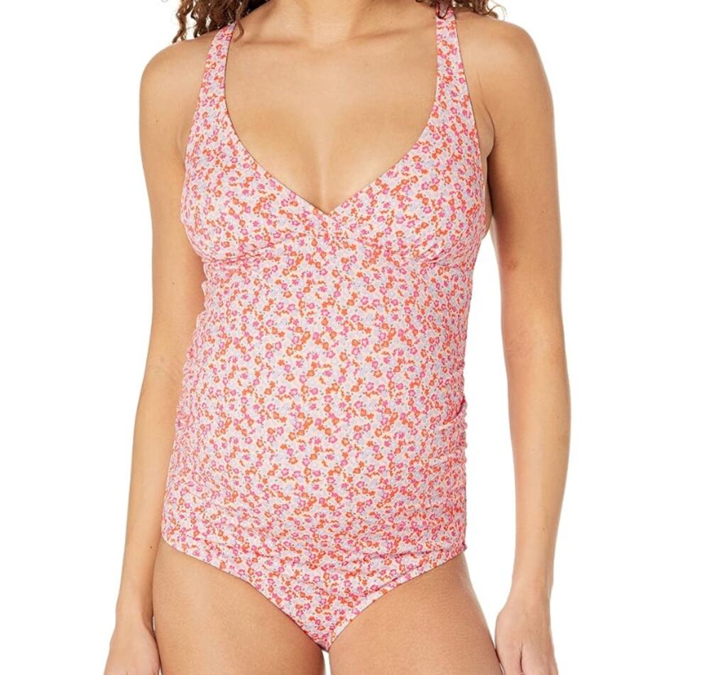 Amazon Essentials Women Maternity V-Neck One Piece Swimsuit